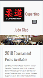 Mobile Screenshot of cupertinojudoclub.org